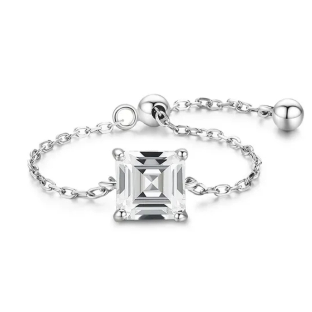 S925 Adjustable Ring In Style 2 Trending Sterling Silver Gift Women